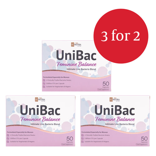 Bundle Offer - UniBac Feminine Balance Live Unified Bacteria... (3 Pack)