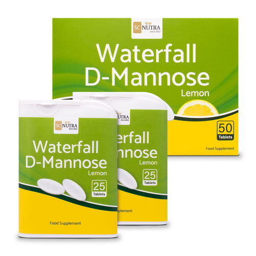 Waterfall D-Mannose Lemon Melt in the Mouth Tablets