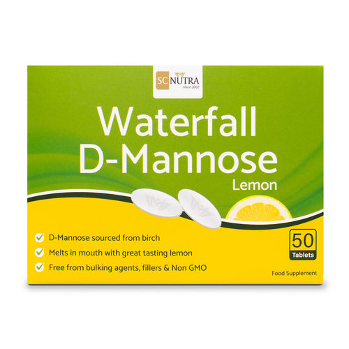 Waterfall D-Mannose Lemon Melt in the Mouth Tablets